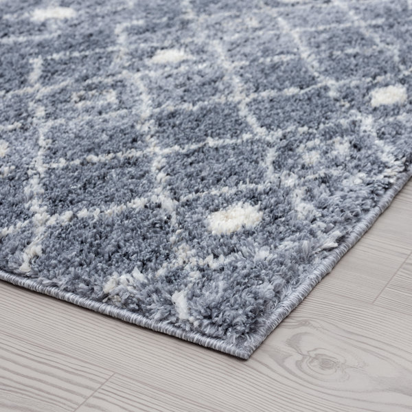 Dakota Fields Magee Performance Dark Gray/Cream Rug & Reviews Wayfair